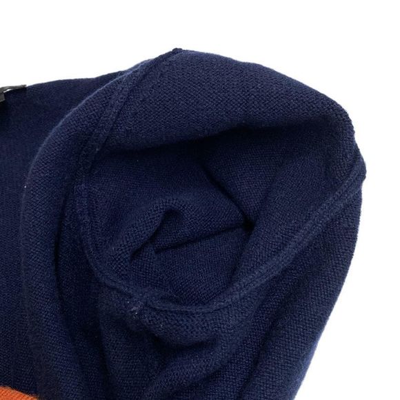 Chanel Cardigan Size 38 M Women - P59182 Dark Navy And Orange Long Sleeves / - Picture 9 of 12